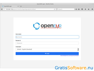 OpenEMR screenshot
