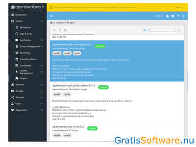 TrueNAS Core nas server software screenshot