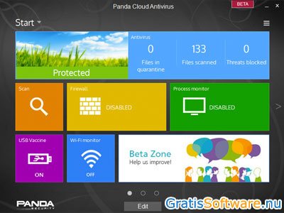 Panda Cloud Antivirus screenshot