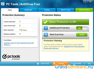 PC Tools AntiVirus Free screenshot