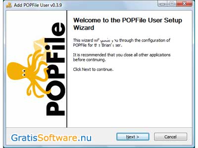 POPFile screenshot