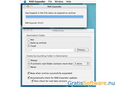 RAR Expander screenshot