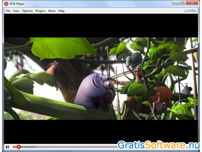 ROX Player screenshot