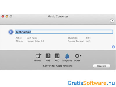 ShedWorx Music Converter screenshot