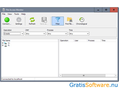 SoftPerfect File Access Monitor screenshot