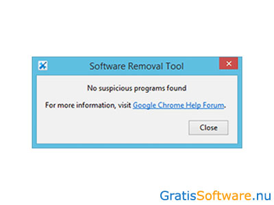 Software Removal Tool Google Chrome screenshot