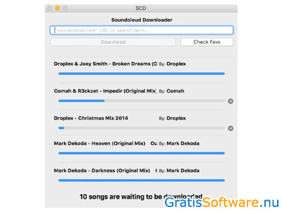 Soundcloud Downloader for Mac screenshot