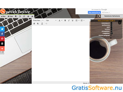 SpeechTexter screenshot