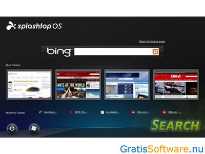 Splashtop OS screenshot