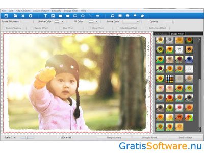 ToolWiz Pretty Photo fotocollage software screenshot