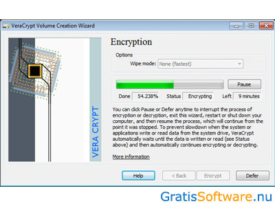 VeraCrypt screenshot