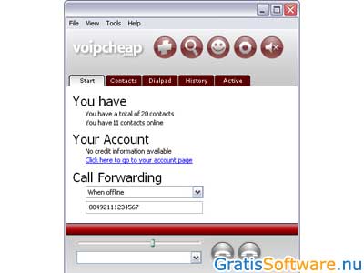 Voipcheap screenshot