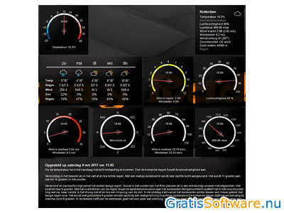 Weerstation Online screenshot