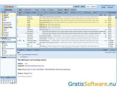 Zimbra Desktop screenshot